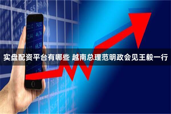 实盘配资平台有哪些 越南总理范明政会见王毅一行